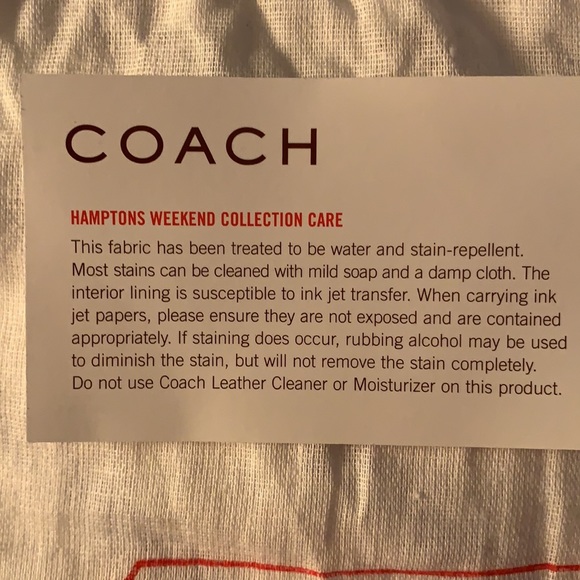 Coach Wristlet Hampton Weekend Collection - Picture 8 of 8